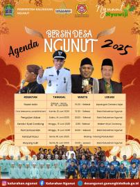Agenda Bersih Desa Kalurahan Ngunut 2025