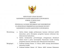 SK PILD Kalurahan Ngunut