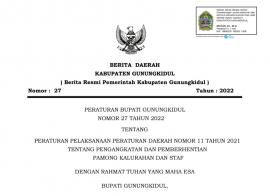 Perbup Pemilihan dan Penetapan Lurah 