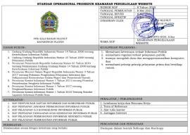 SOP Pengelolaan Website & Media Sosial